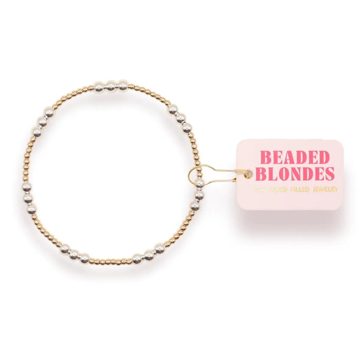 Ily Bracelet in Gold with Silver | Extended