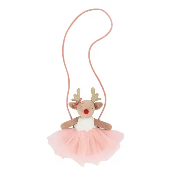 Plush Reindeer Tutu Purse