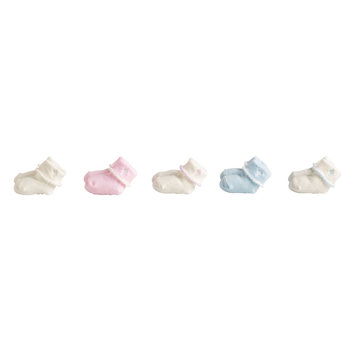 Cross Foldover Socks