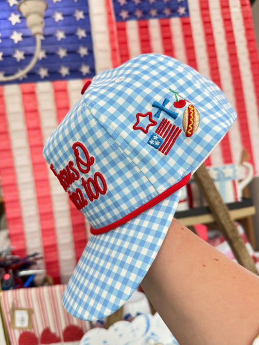 Loves Jesus & America Too Hat