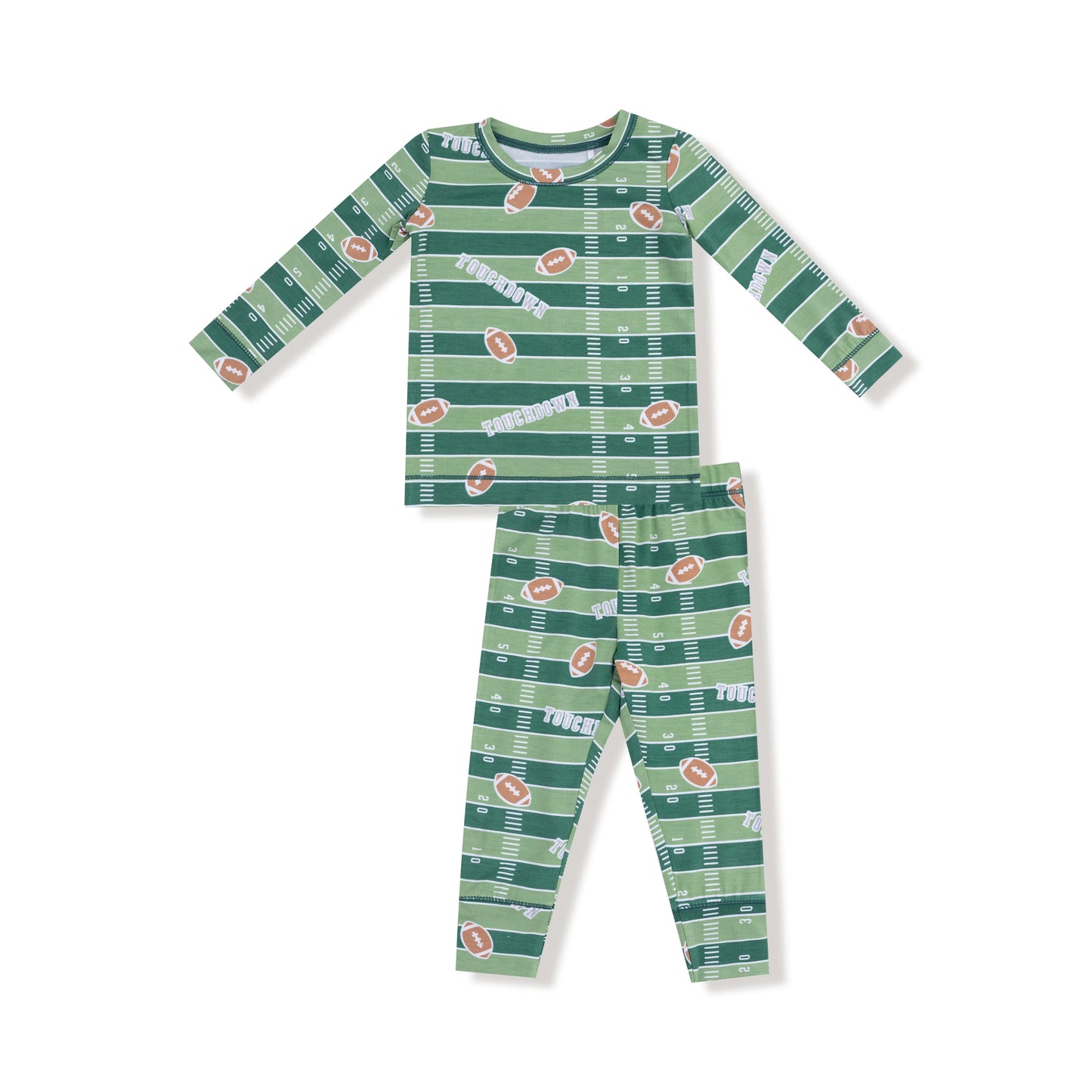 Long Sleeve Loungewear Set | Football Field - Glow in the Dark