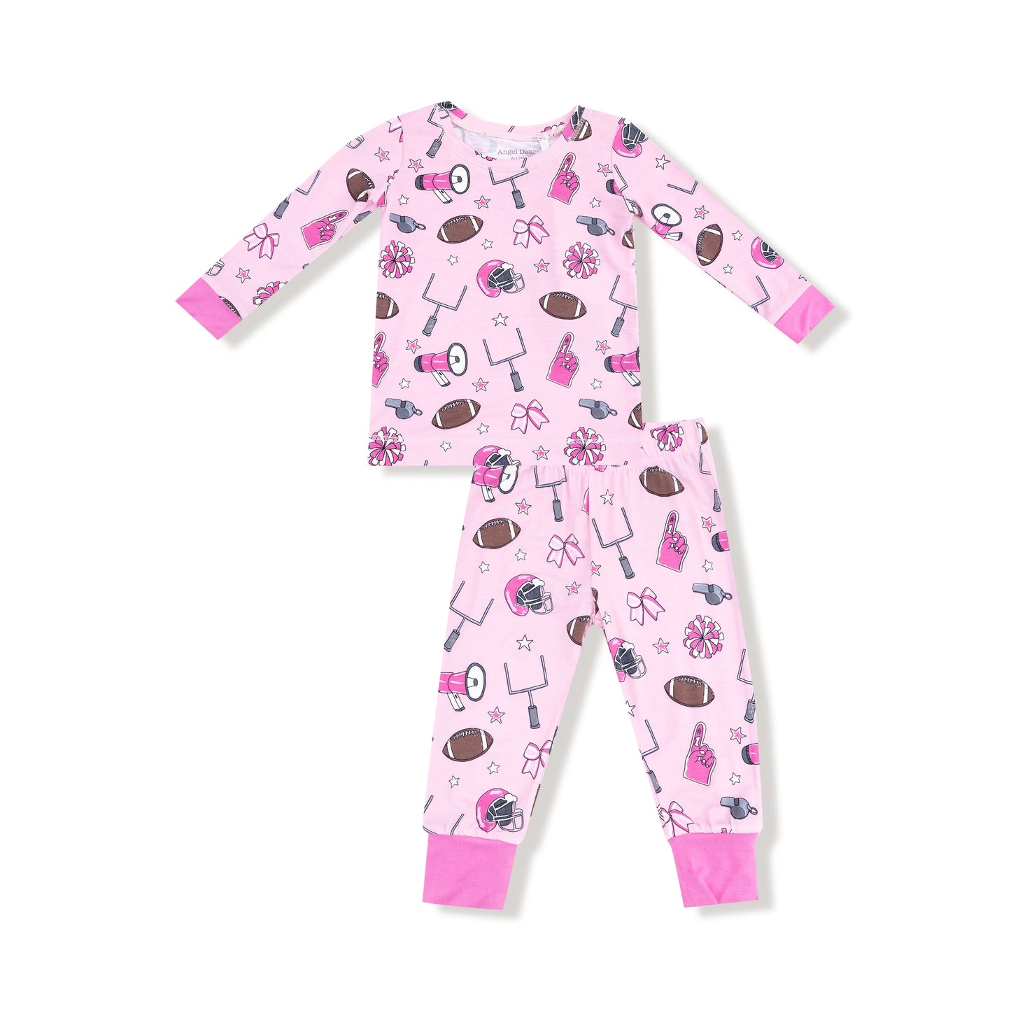 Game Day - Pink Long Sleeve Loungewear Set