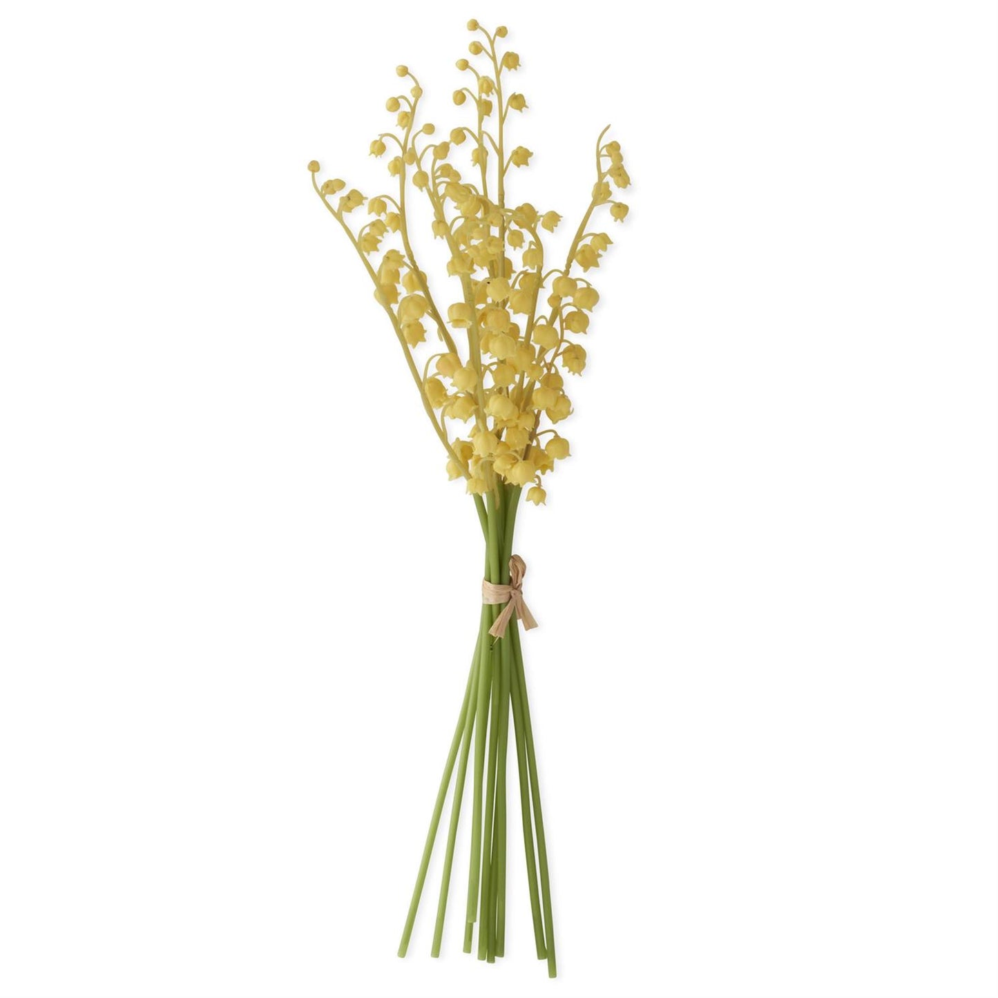 17 Inch Light Yellow Real Touch Lily of The Valley