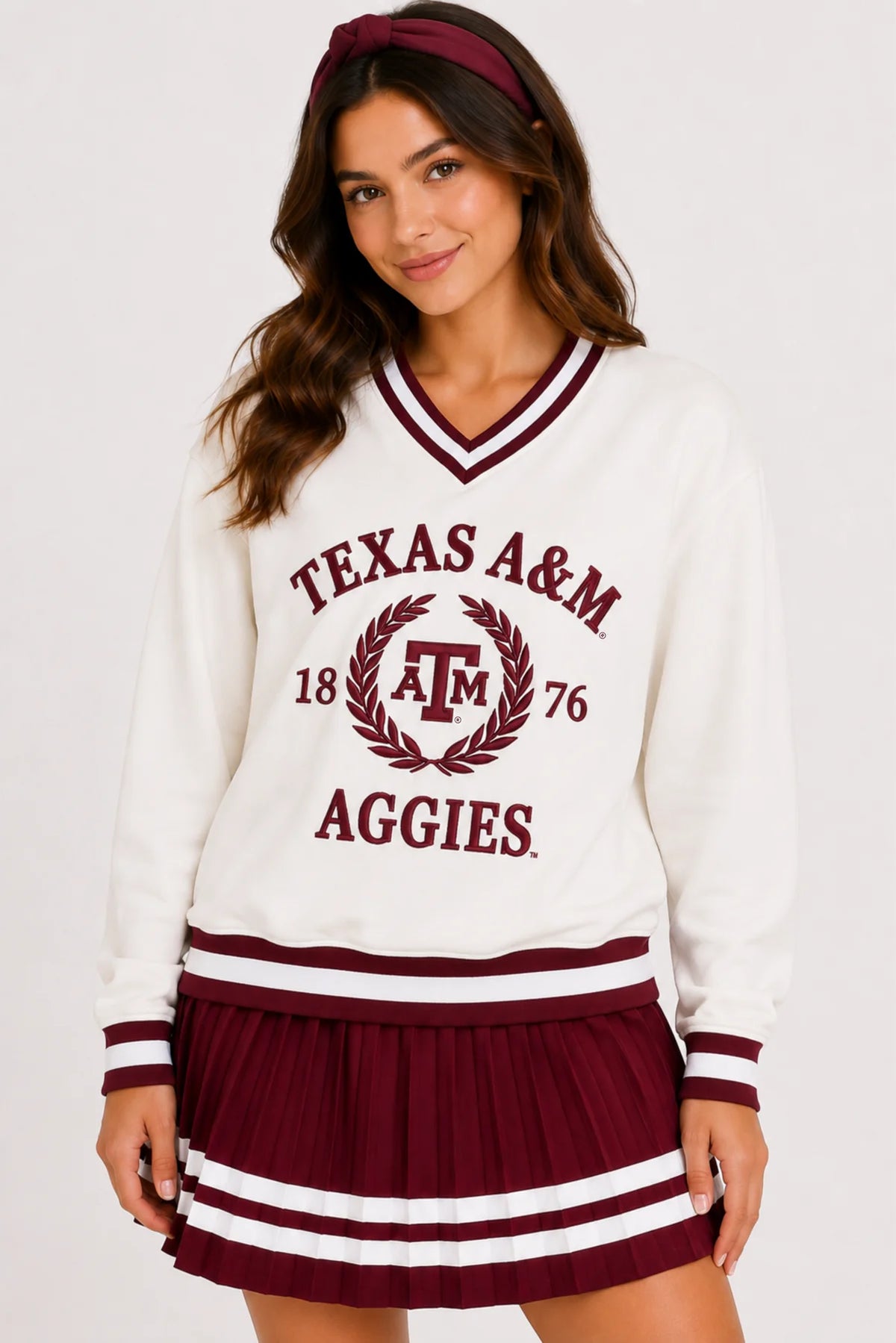 BC | Texas A&M Heritage V-Neck Pullover