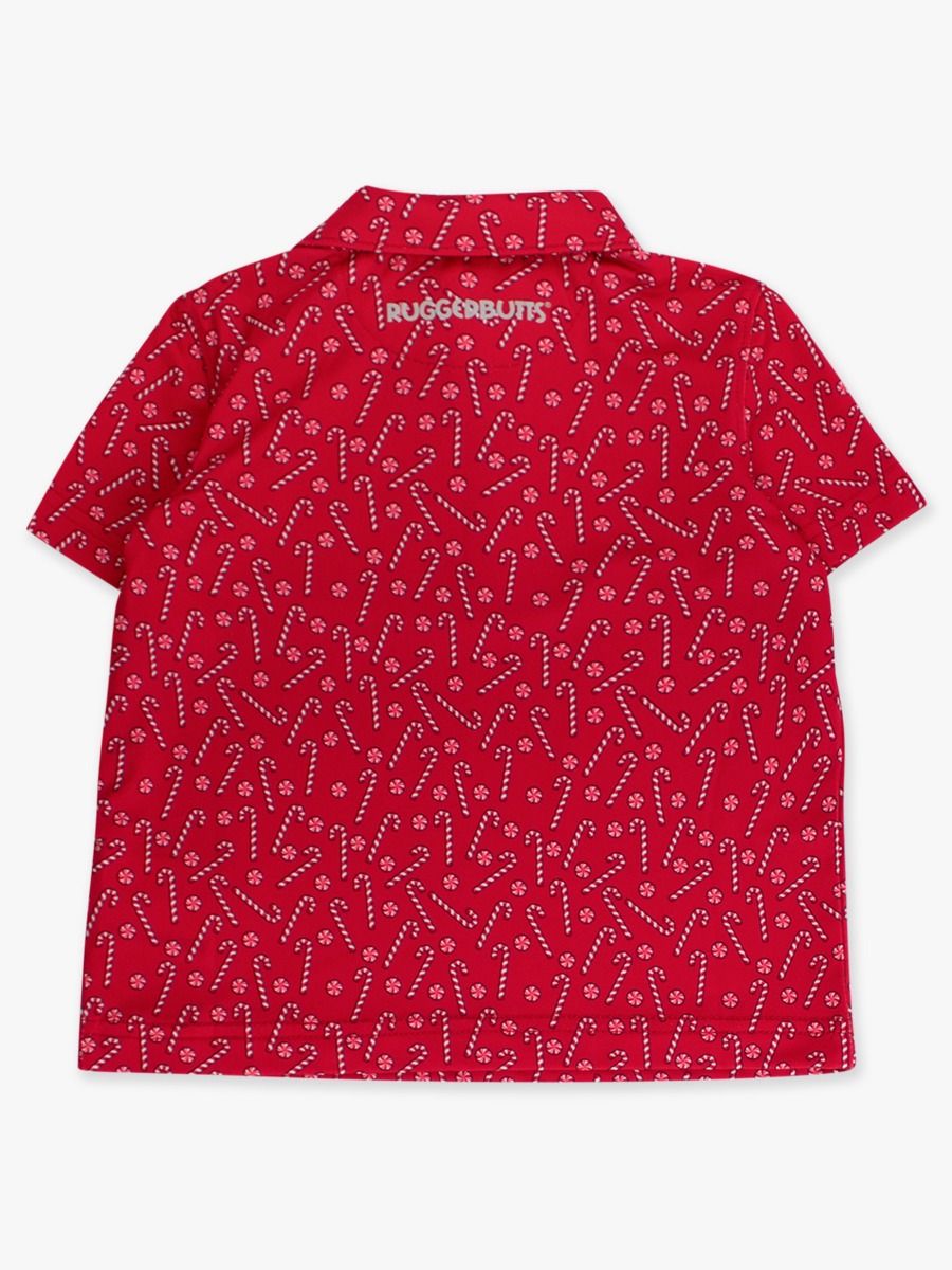 Christmas Knit Short Sleeve Performance Polo