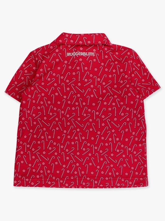 Christmas Knit Short Sleeve Performance Polo