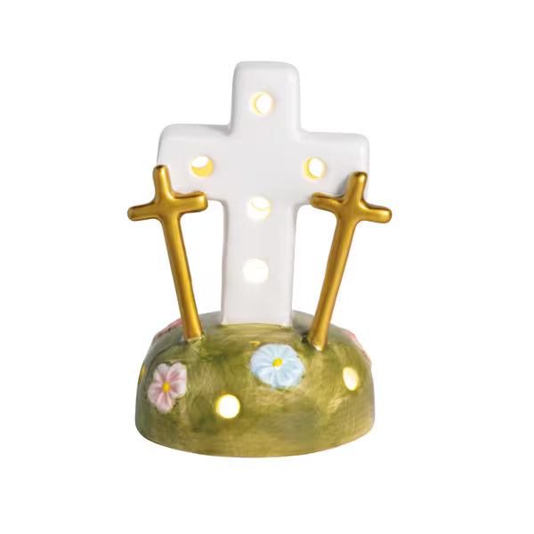 Three Cross Light-Up Sitter