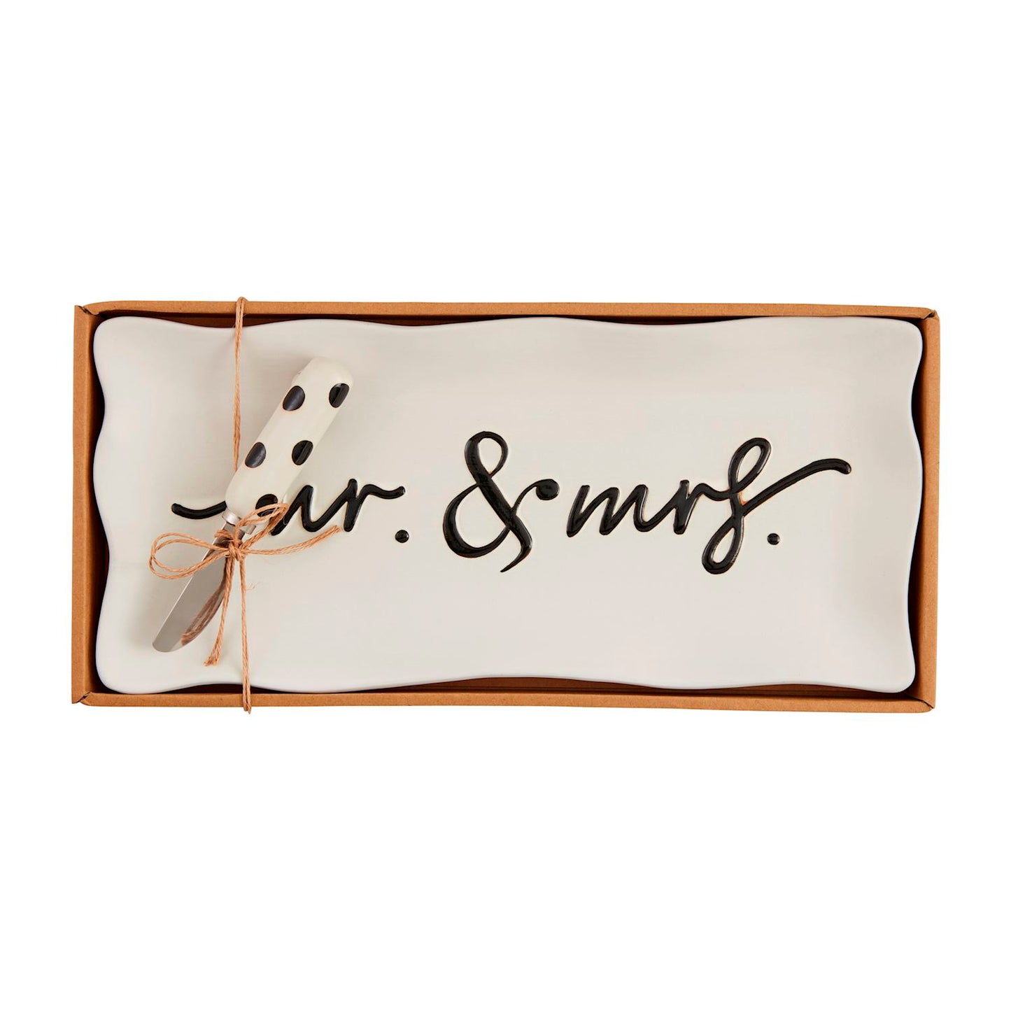 Mr. & Mrs. Hostess Tray Set