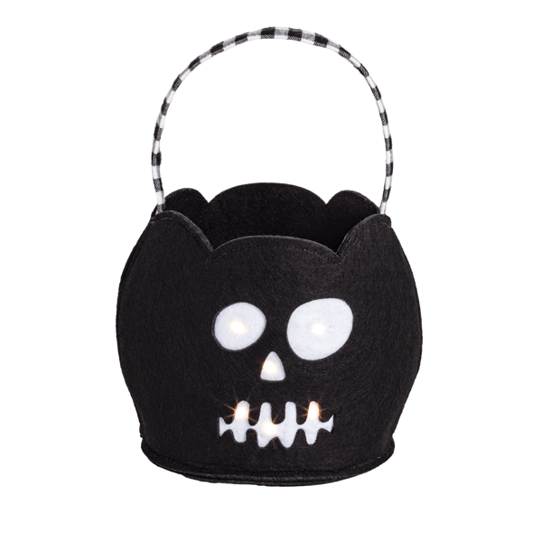 Skeleton Led Treat Bucket