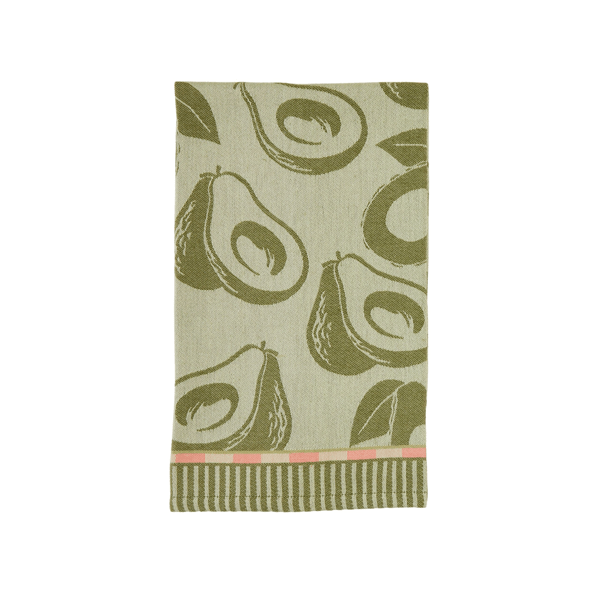 Avocado Jacquard Towel