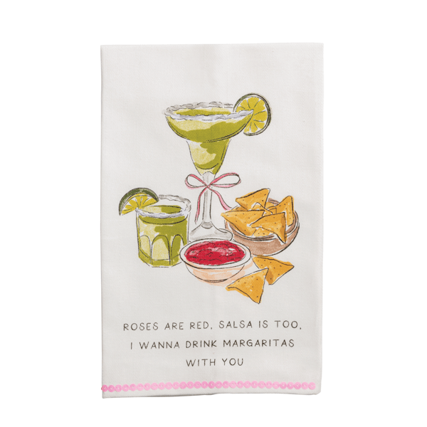 Margarita Valentines Cotton Towel