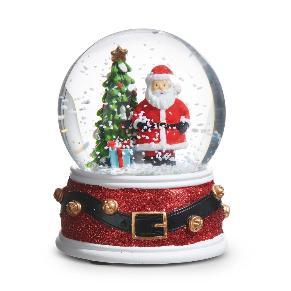 3.5" Santa and Tree Water Globe