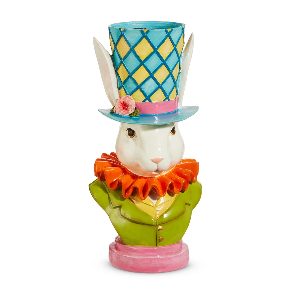 18" Bunny Top Hat Flower Pot | PICK UP ONLY