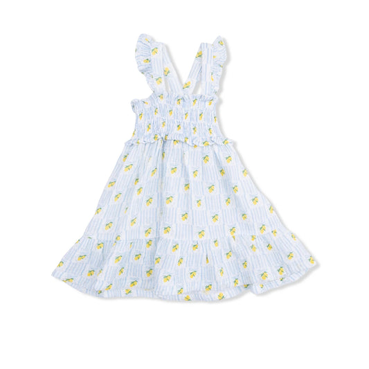 Lovely Lemons | Smocked Ruffle Sundress with Bloomer