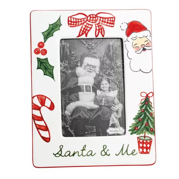 Santa & Me Painted Frame