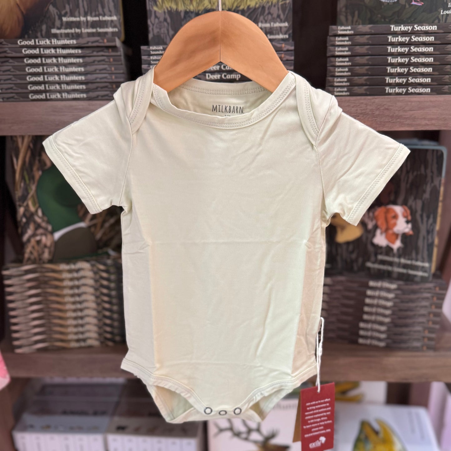 Luxe Solid SS Onesie Aloe