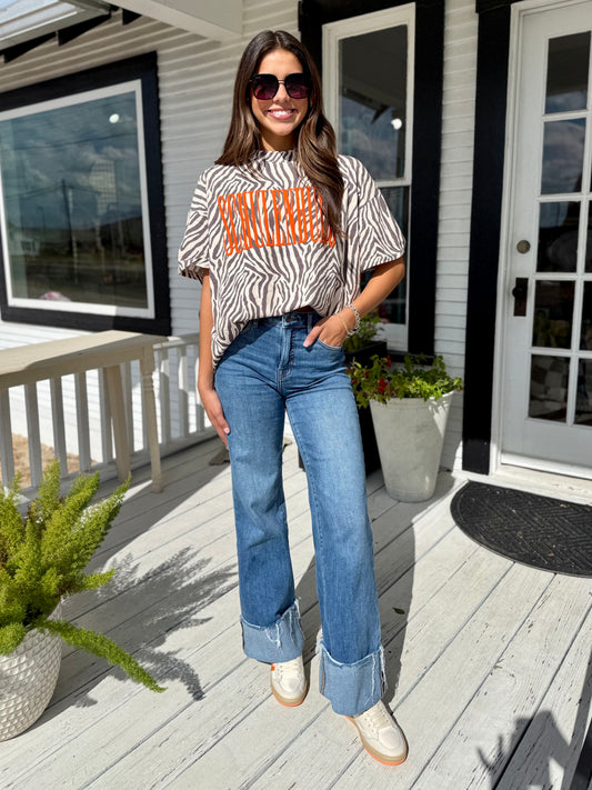Schulenburg Oversized Zebra Tee