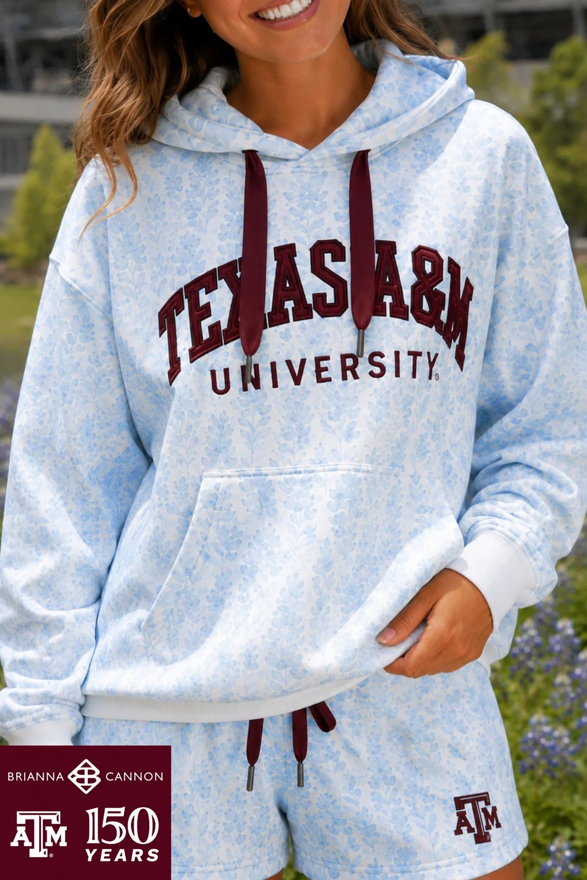 BC | Texas A&M 150 Bluebonnet Hoodie