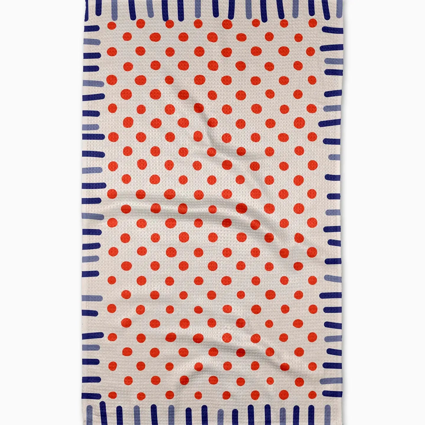 Navy Fringe Tea Towel