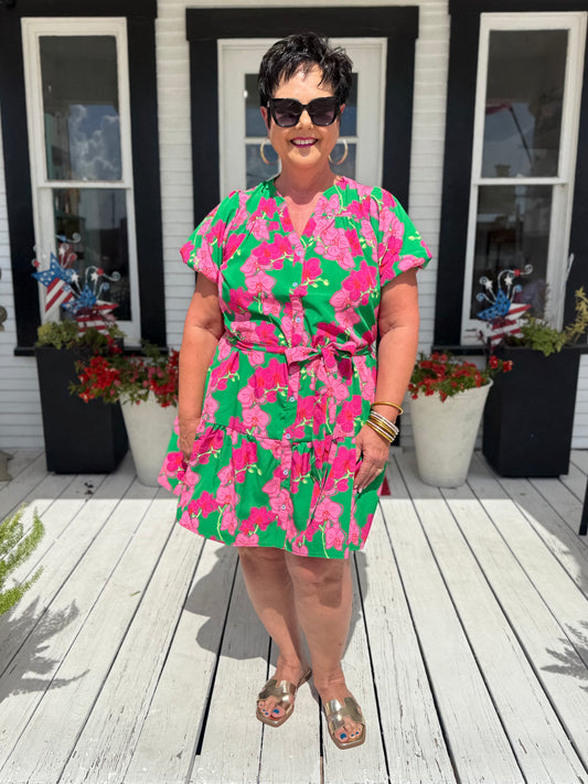 Addison Dress | Orchid Reverie Pink