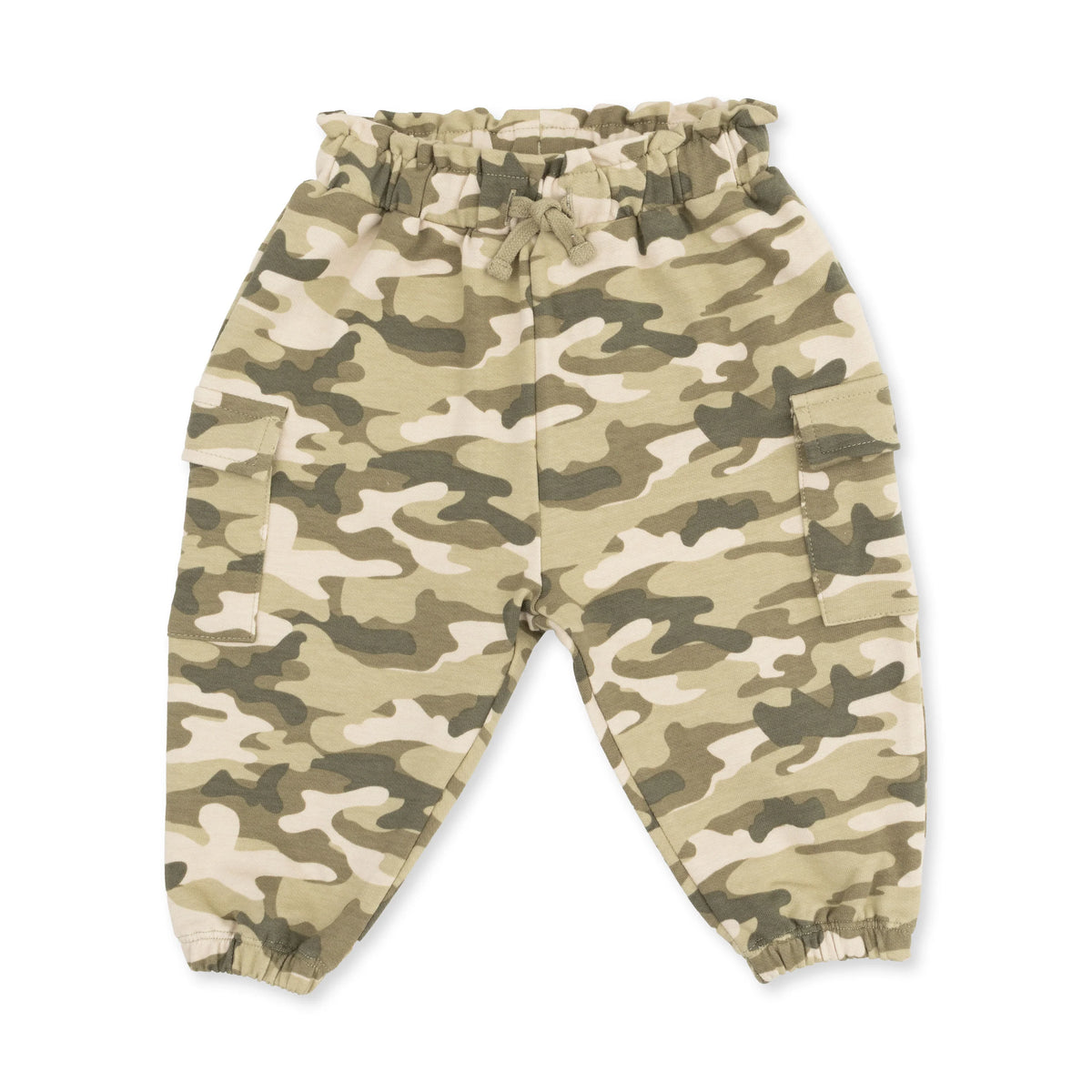 Camo French Terry I Fashion Cargo Pants