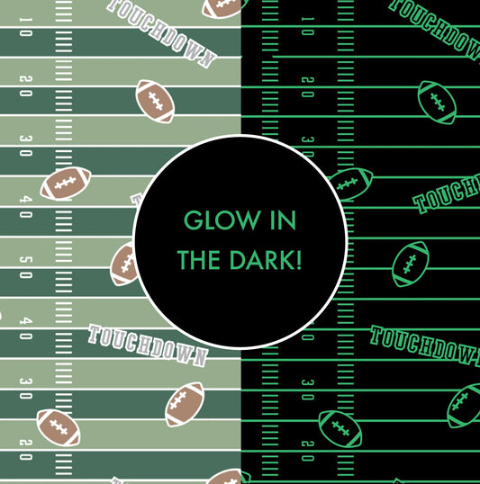 Lap Shoulder Bodysuit | Football Field - Glow in the Dark
