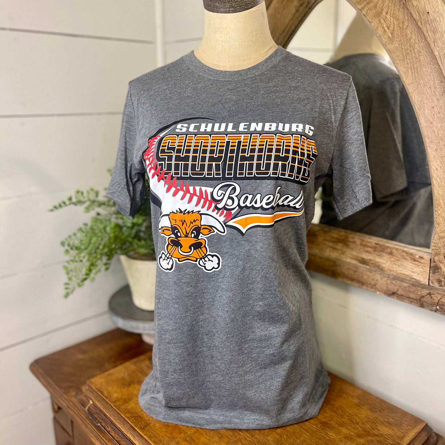 Shorthorn Baseball Tee