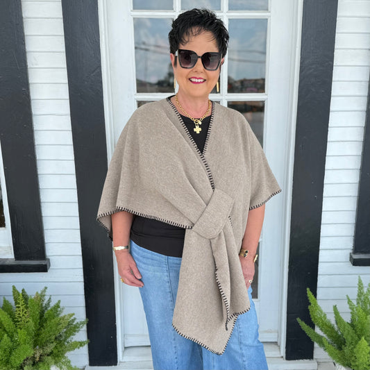 Haywood Blanket Poncho