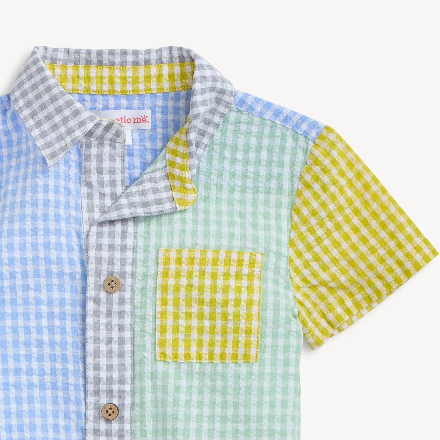 Magnetic Boys Collar Shirt & Shorts