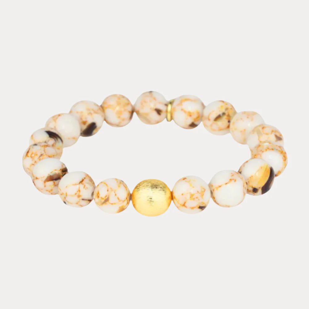 Marble Beaded Bracelet - Etoile