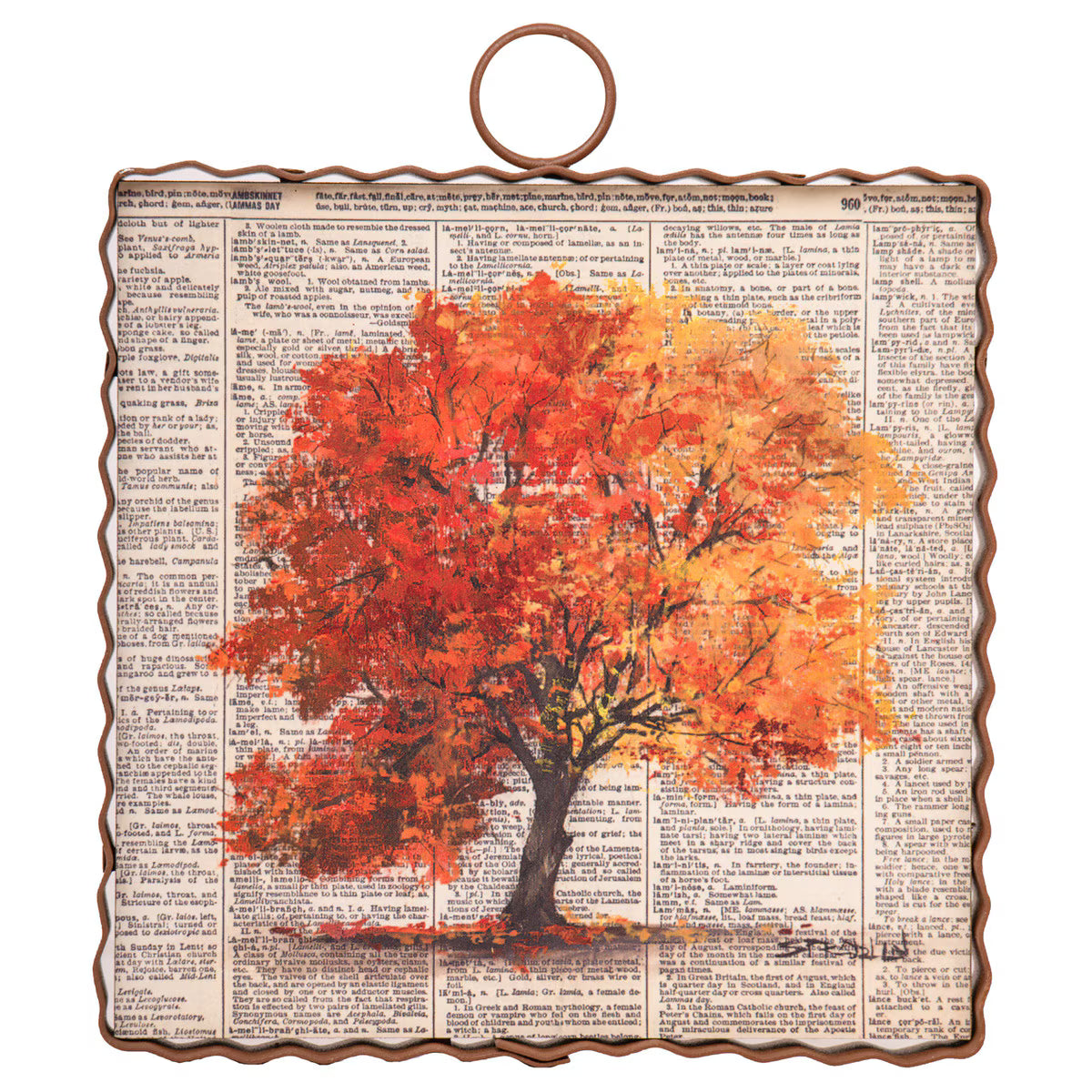 Mini Art Words Tree