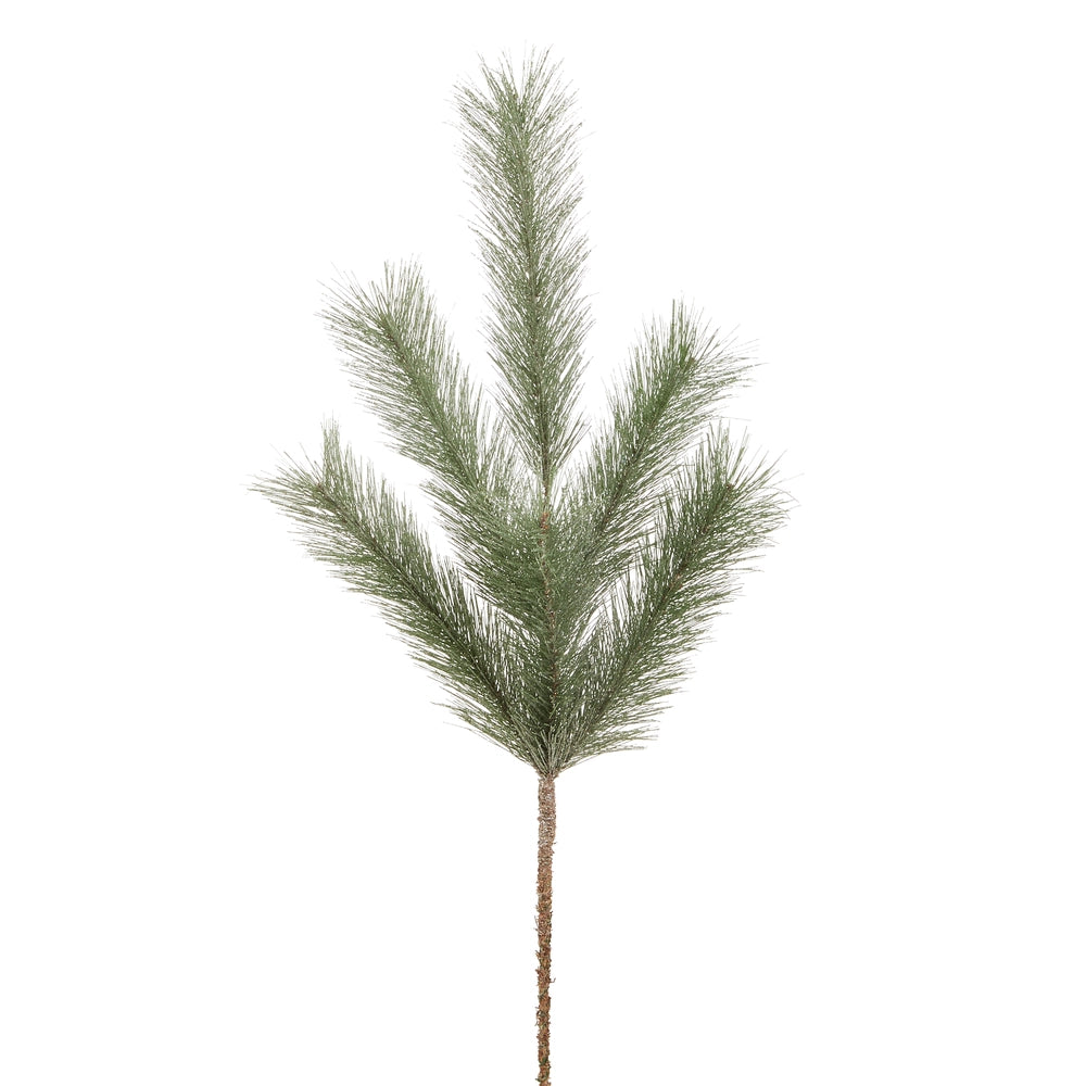 22" Glitter Long Needle Pine Pick