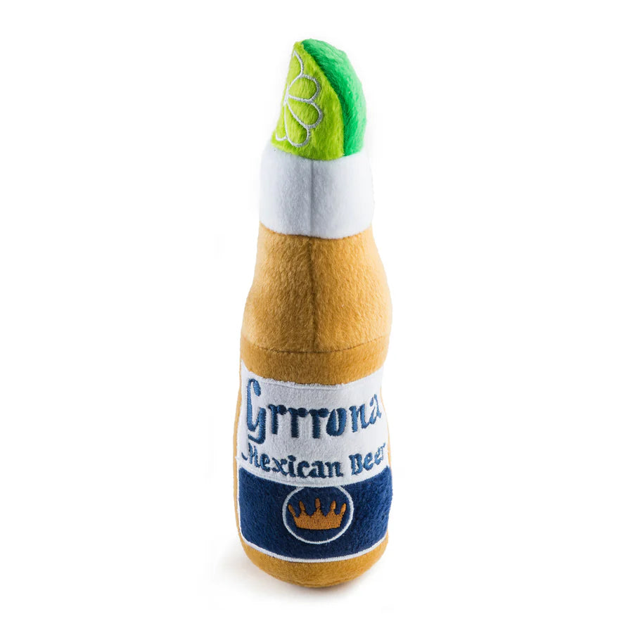 Grrrona Beer Bottle Plush Dog Toy