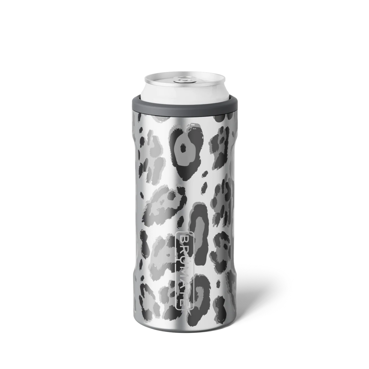 Hopsulator Slim Metallic Leopard | 12oz Slim Cans