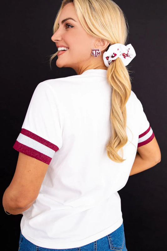 Texas A&M Sparkle Logo T-Shirt