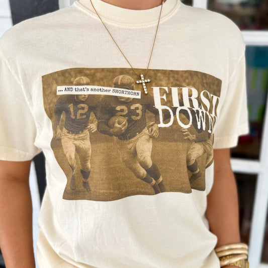 Shorthorn First Down Tee