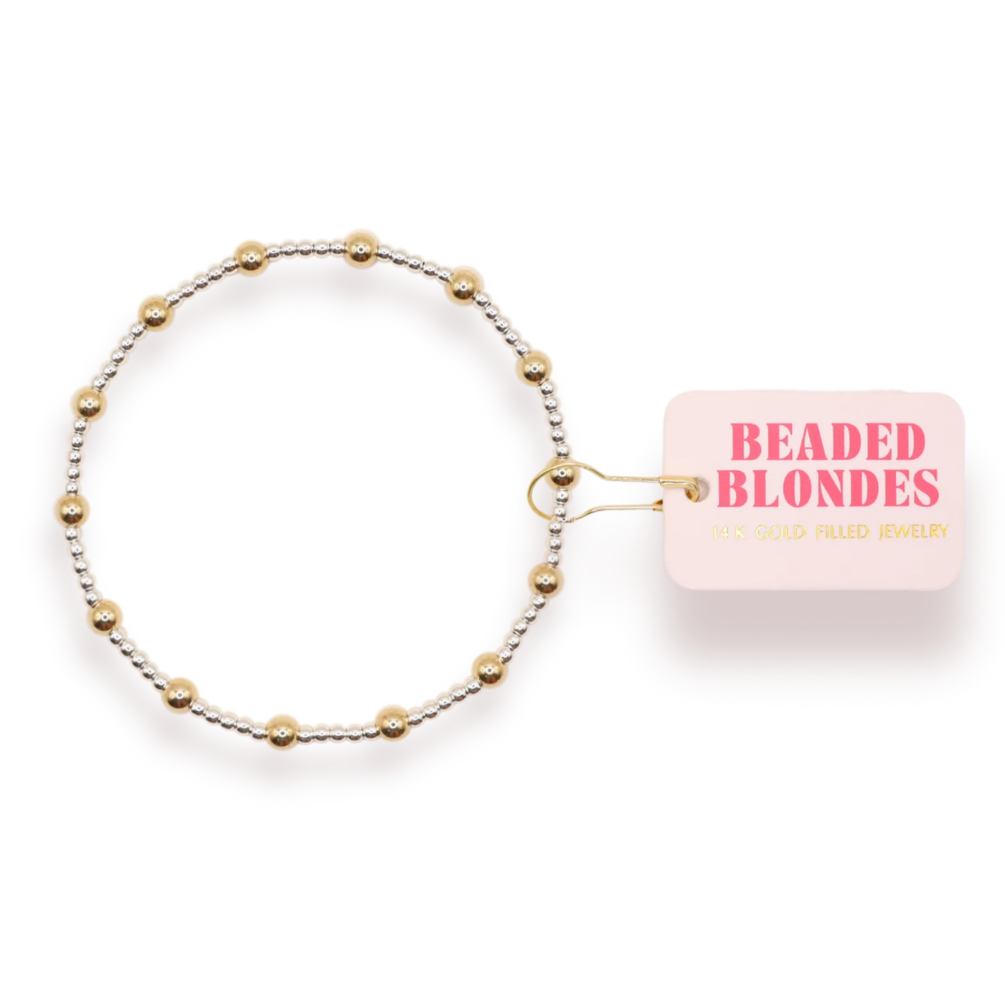 June Bracelet in Silver with Gold | Extended