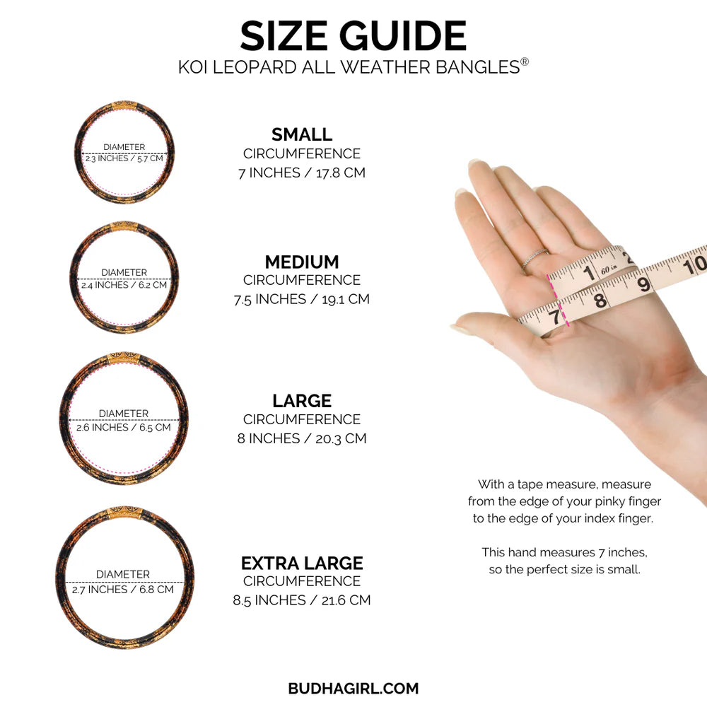 KOI Leopard All Weather Bangle® (AWB®)
