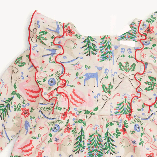 Sugar Plum Dreams Modal Magnetic Baby Dress & Legging Set