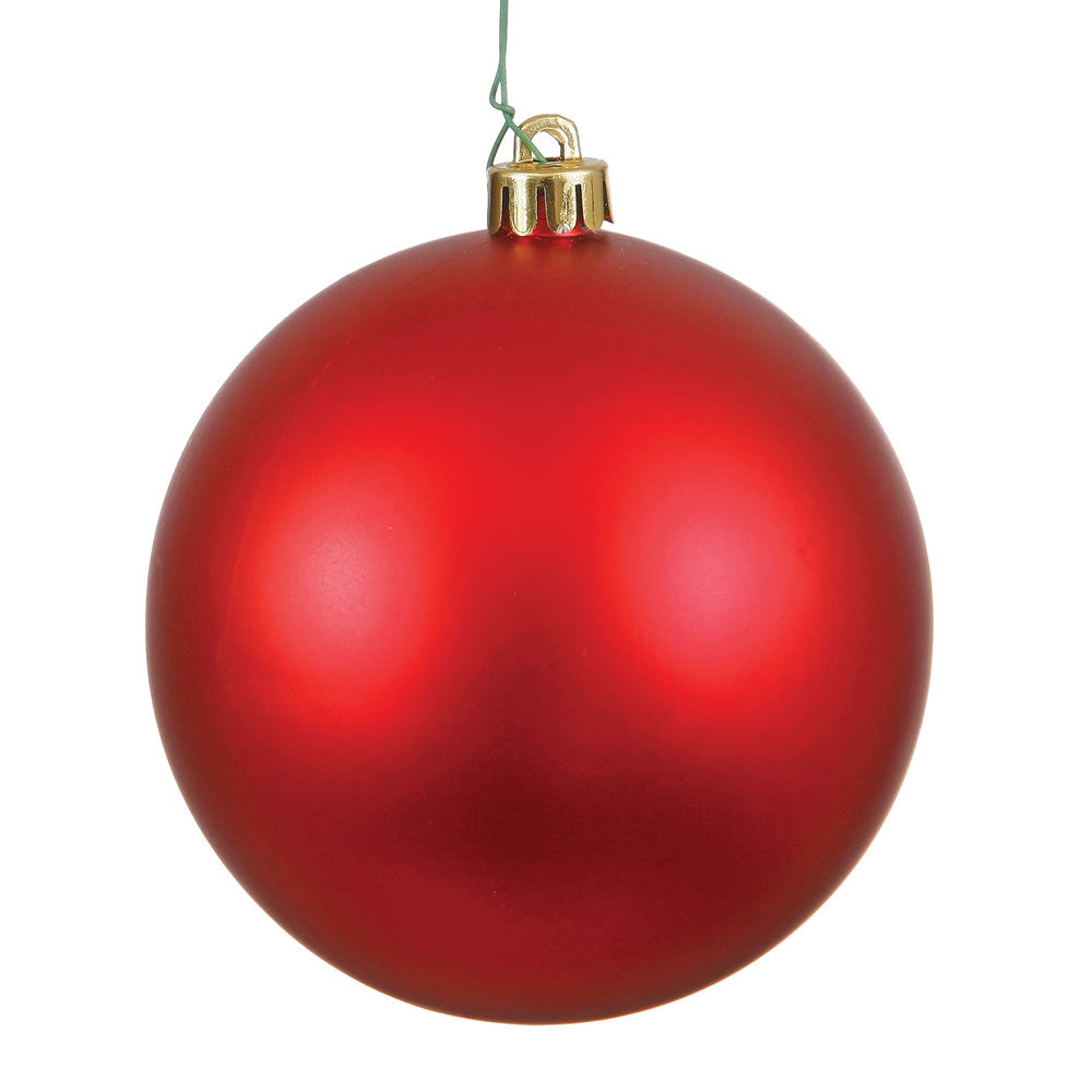 10" Red Ball Ornament