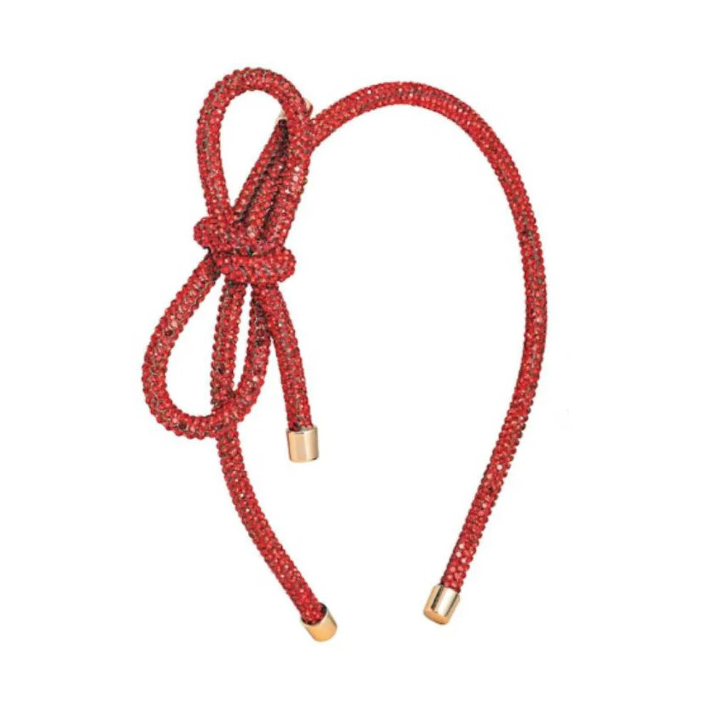 Mud Pie Red Bow Headband