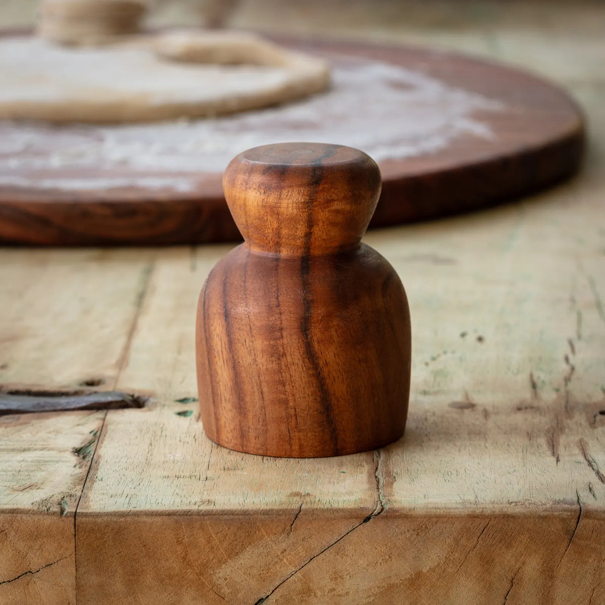 Wooden Biscuit Cutter