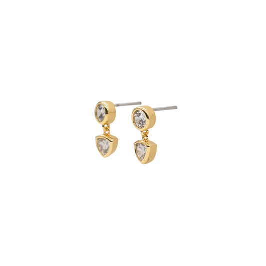 Shiny Drop Studs | Brenda Grands