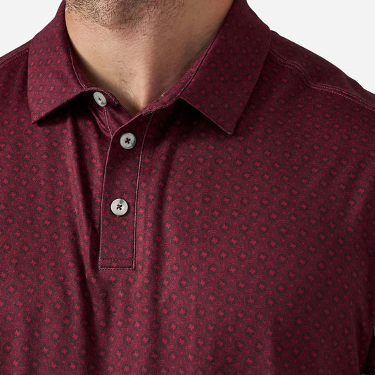 Performance Polo | Vintage Helmets | Maroon