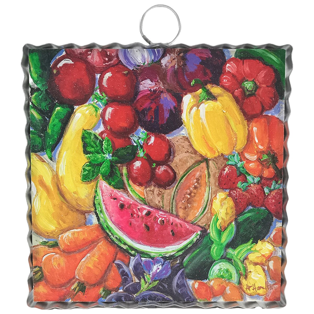 Mini Art Fruit & Veggie Tray