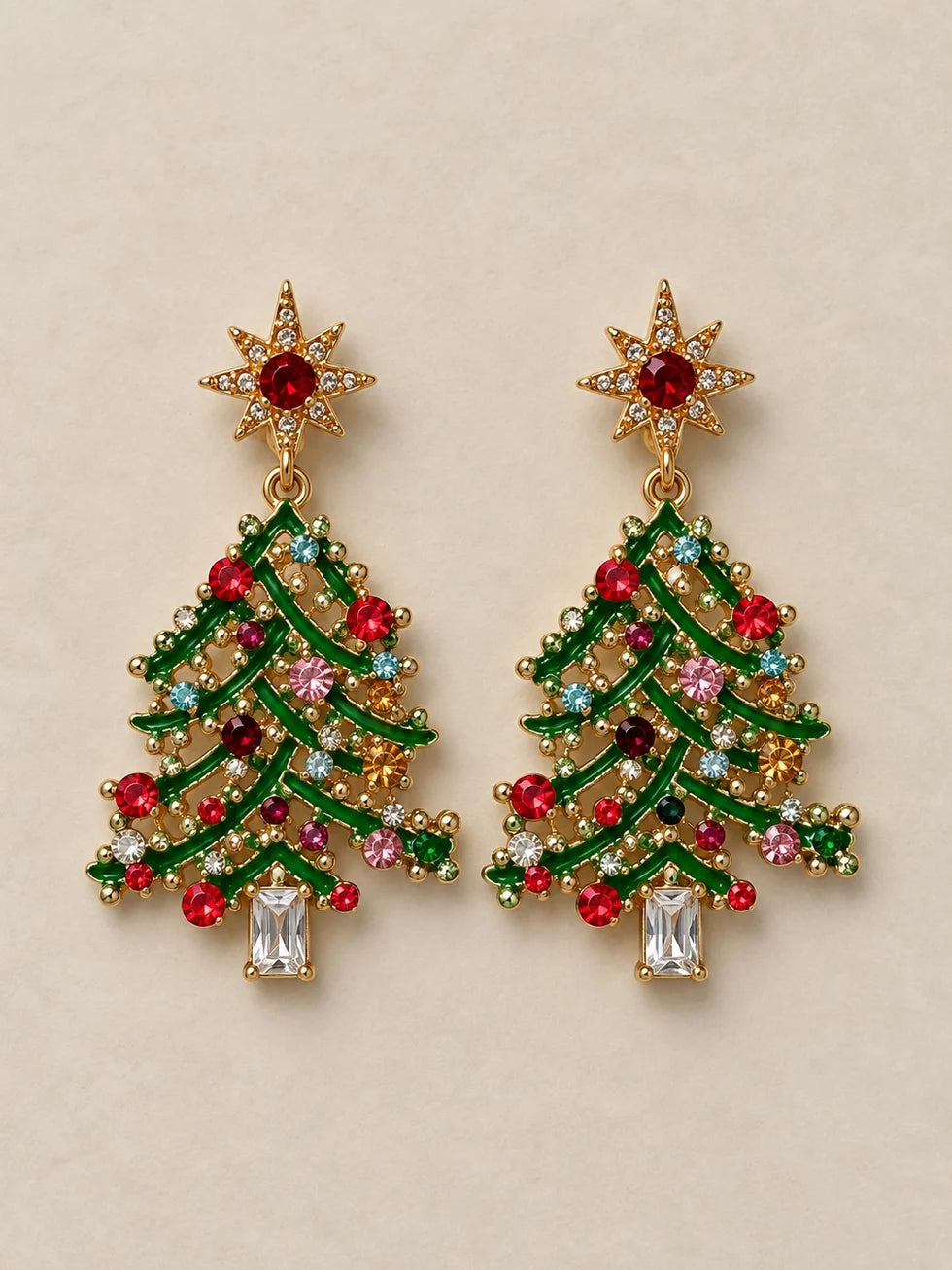 Christmas Tree with Sparkling stones