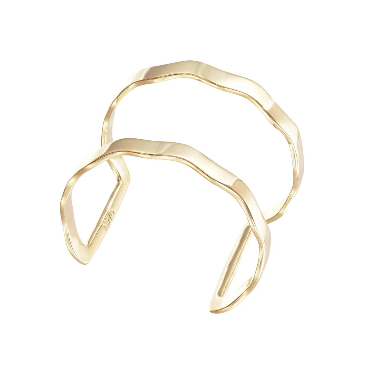Solaris Cuff Bracelet in Gold