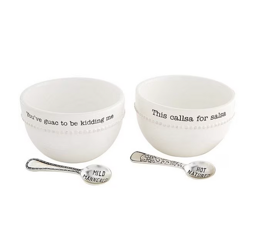 4-Piece Salsa and Guac Set