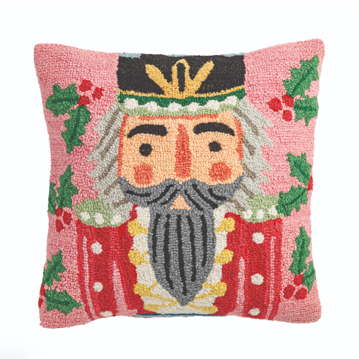 Square Nutcracker Wool Pillow