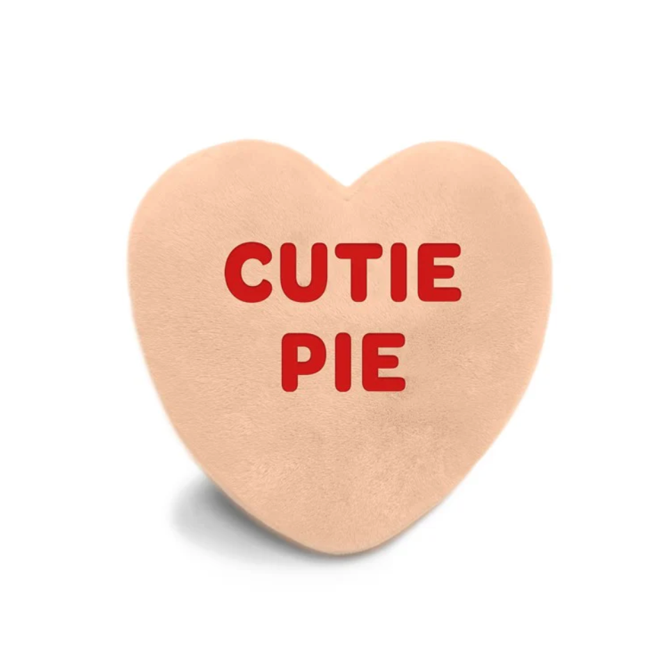 Sweethearts Peach Cutie Pie Convo Heart Warmies